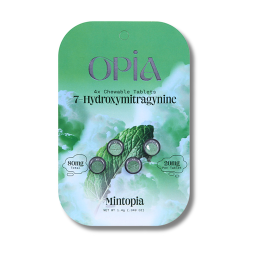 OPiA 7 Hydroxy Chewable Tablets Classic 80mg 4 Pack