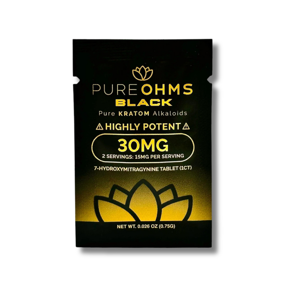 Pure OHMS Black 7 Hydroxy 30MG Chewable Tablet